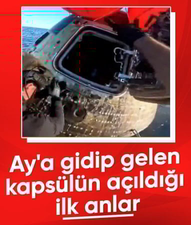 Artemis II'den Dünya'ya dönüş anı: Tarihin en uzak yolculuğu tamamlandı