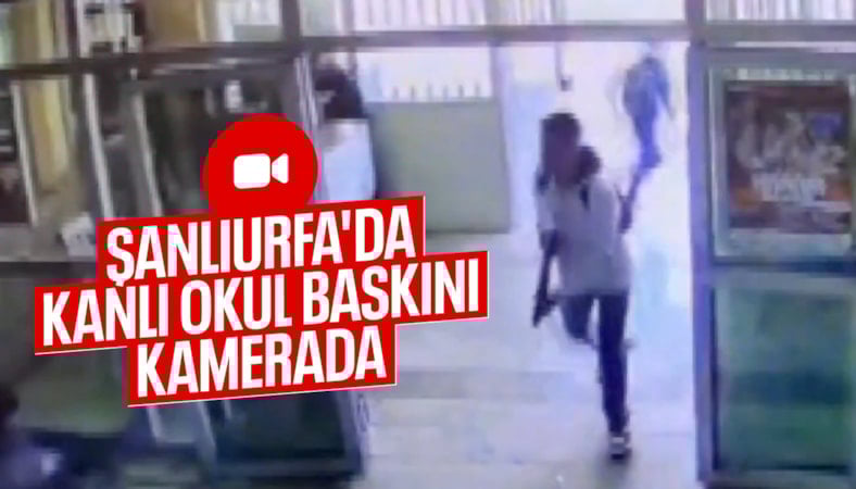 Şanlıurfa'da okulu basan saldırganın silahlı görüntüsü ortaya çıktı