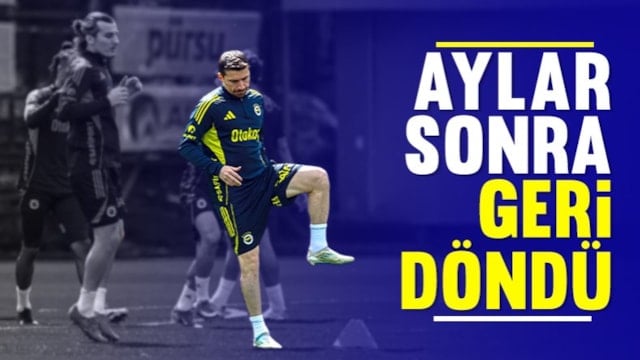 Fenerbahçe'de Mert Hakan Yandaş antrenmana çıktı