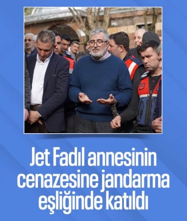 Fadıl Akgündüz, jandarma eşliğinde annesinin cenazesine katıldı