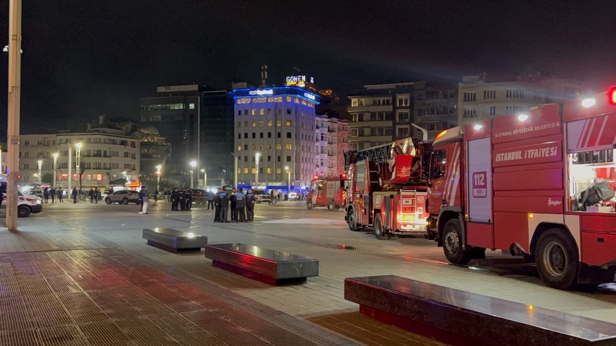 Taksim Metro İstasyonu'nda asansör yangını