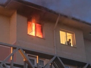 Edirne'de apartman dairesinde korkutan yangın