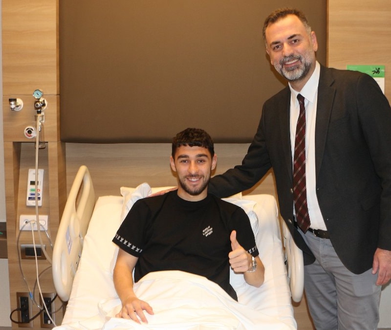 Beşiktaş'ta Kartal Kayra Yılmaz ameliyat oldu