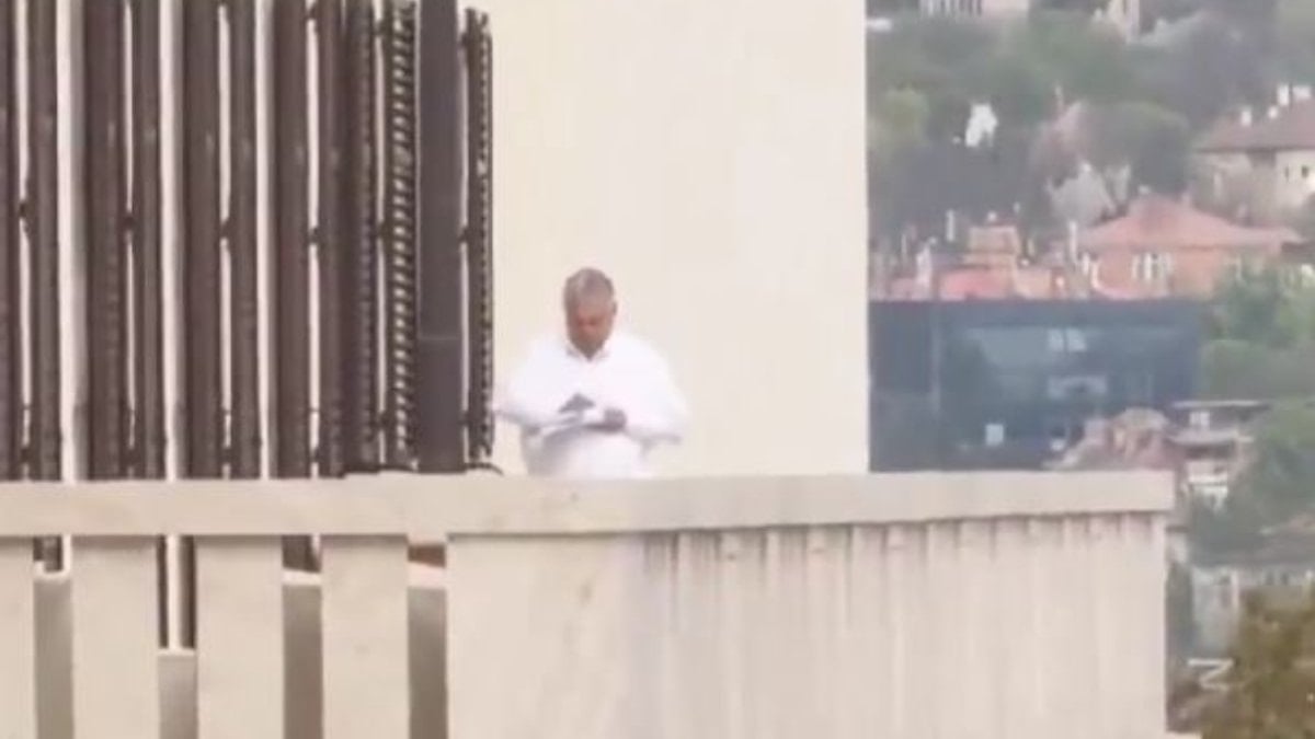 Viktor Orban'ın dertli hali halefi Peter Magyar'ın kamerasında