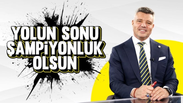 Fenerbahçe'den açıklama: Yolun sonu şampiyonluk olsun