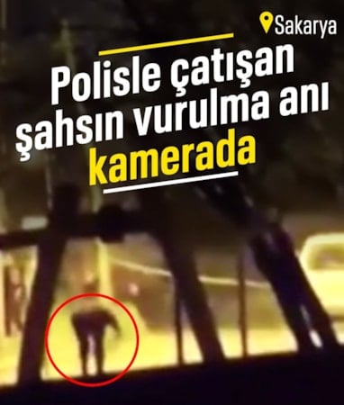 Sakarya'da polisle çatışan şahıs vurularak etkisiz hale getirildi