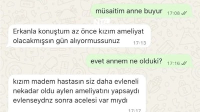 Bir kayınvalidenin gelinine attığı mesajlar olay oldu