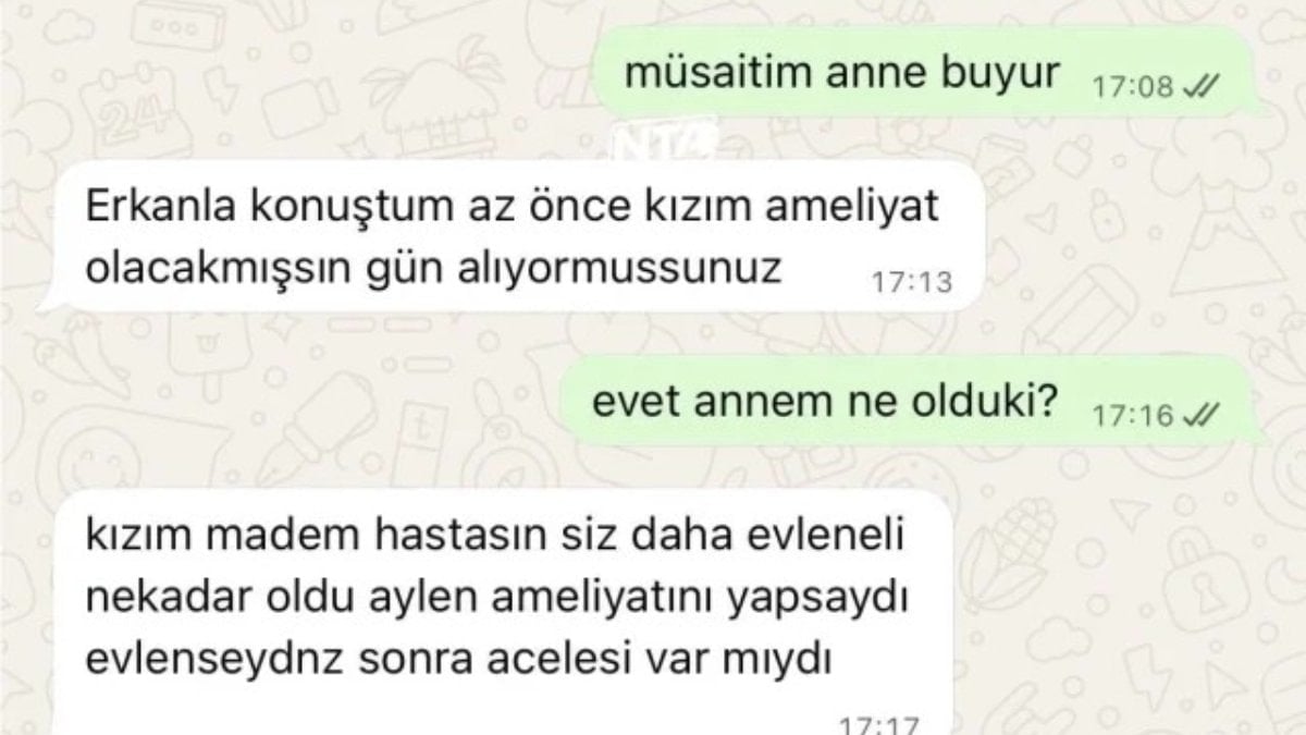 Bir kayınvalidenin gelinine attığı mesajlar olay oldu