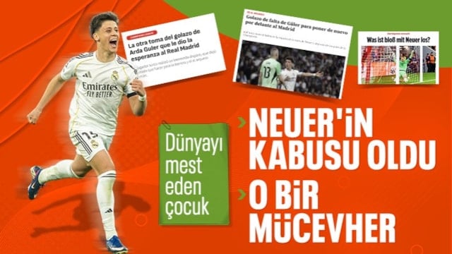 Arda Güler, dünya basınında manşetleri süsledi: Olağanüstü, futbol harikası...