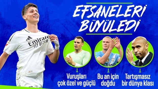 Arda Güler, efsane isimleri kendine hayran bıraktı!