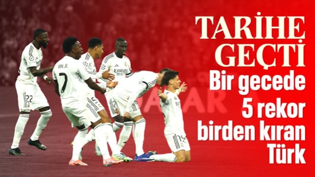 Arda Güler rekorları altüst etti!