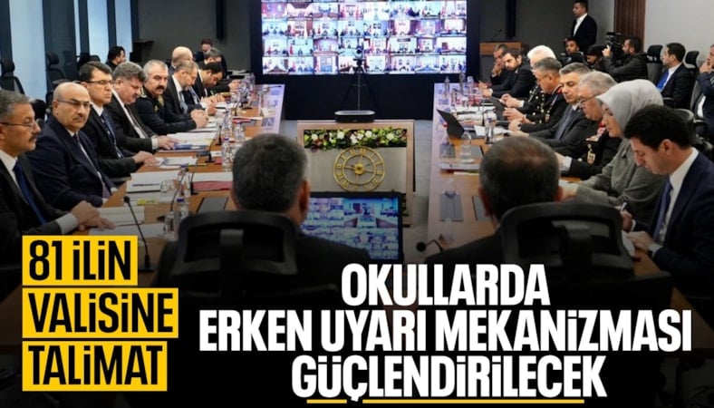 'Okullarda güvenlik' toplantısı sona erdi