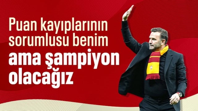 Okan Buruk'tan şampiyonluk yorumu: Bütün ipler bizim elimizde!