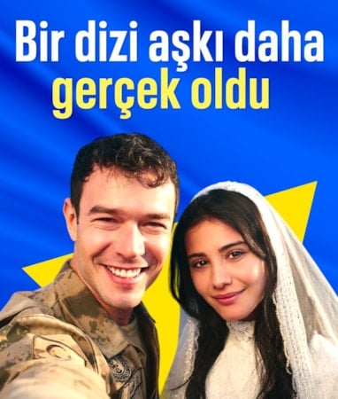 Dizi aşkı gerçek oldu