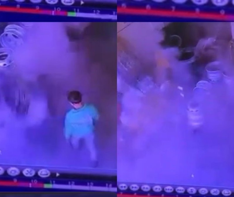 Mersin'de tamirhanede kamyon lastiği bomba gibi patladı