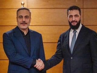 Hakan Fidan, Ahmed Şara ile Antalya'da görüştü