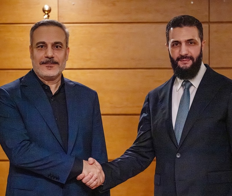 Hakan Fidan, Ahmed Şara ile Antalya'da görüştü