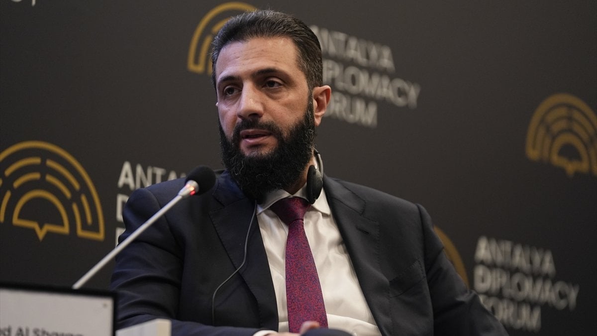 Ahmed Şara Antalya'da: Suriye'yi yeniden ayağa kaldırdık