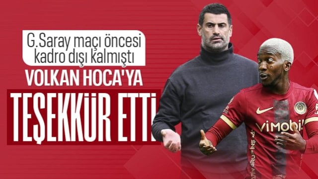 Henry Onyekuru'dan Volkan Demirel'e olay yanıt!