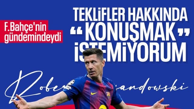 Robert Lewandowski'den geleceği hakkında açıklama