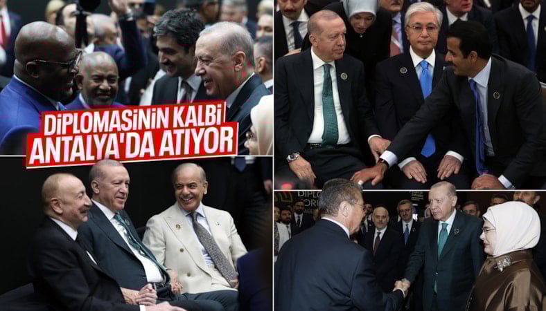 Antalya'da diplomasi trafiği