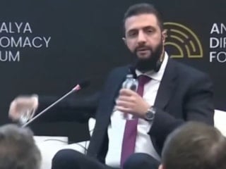 Ahmed Şara'dan Antalya'da su şişesi göndermesi: Britanya'dan daha iyi