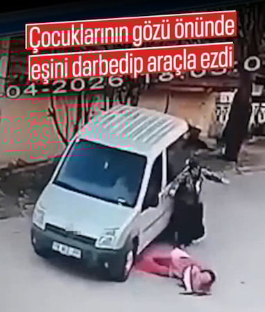 Bolu'da eşini çocuklarının gözü önünde darbedip araçla ezen şüpheli tutuklandı