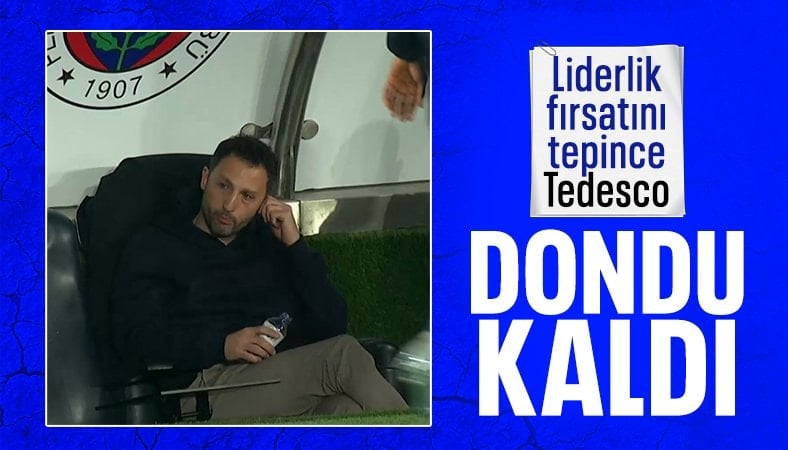 Domenico Tedesco, Rizespor'un golüne inanamadı