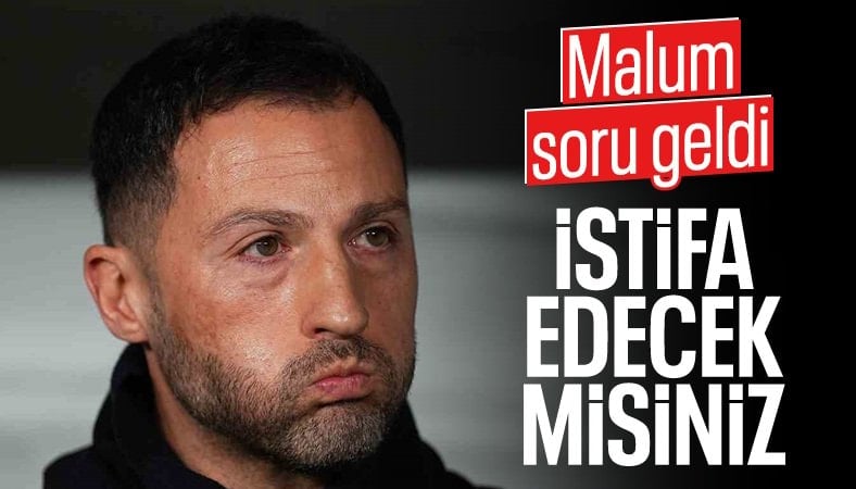 Domenico Tedesco'dan istifa sorusuna cevap