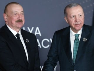 Cumhurbaşkanı Erdoğan, Azerbaycan Cumhurbaşkanı Aliyev ile bir araya geldi