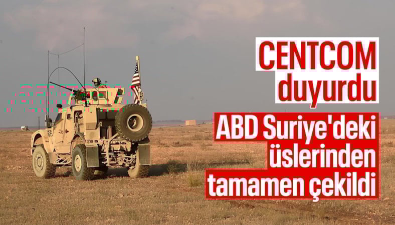 ABD, Suriye’deki askeri üslerin devir teslim işlemlerini tamamladı