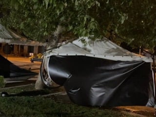 Osmaniye’de fırtına etkili oldu