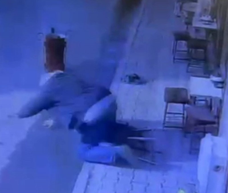 Erzurum'da taburede uyuyakaldı: Uyandığında kendini yerde buldu