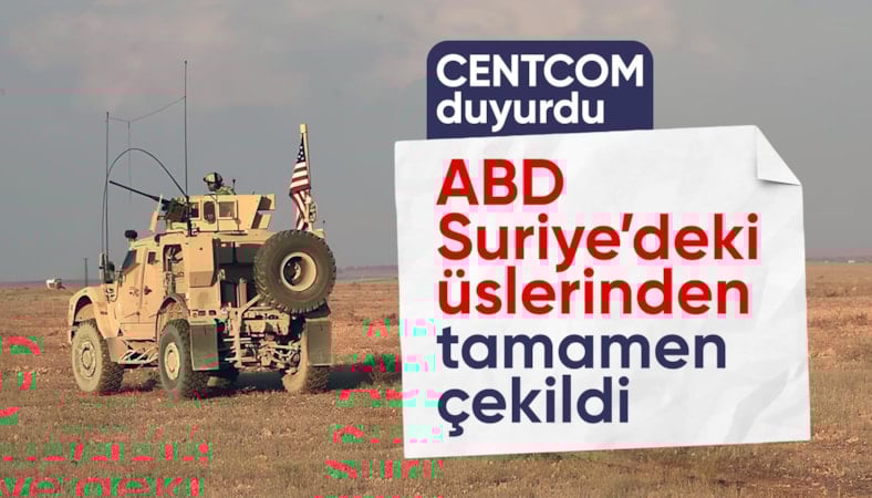 ABD, Suriye’deki askeri üslerin devir teslim işlemlerini tamamladı