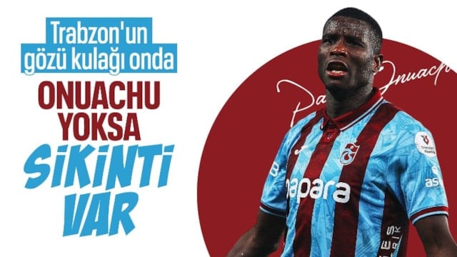 Başakşehir'e karşı oynayacak mı? Trabzonspor'da Paul Onuachu kararı...