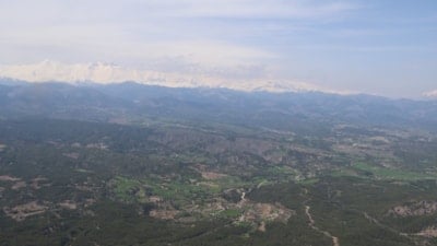 Adana’da dört mevsim aynı karede: Kar ve bahar yan yana