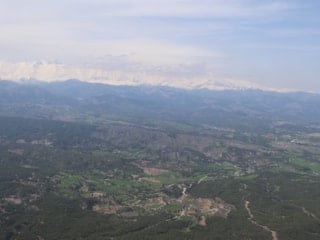 Adana’da dört mevsim aynı karede: Kar ve bahar yan yana