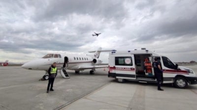 Van’da hayat kurtaran sevk: 2 günlük bebek, ambulans uçakla İstanbul’a ulaştırıldı