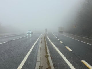 Bolu Dağı’nda görüş mesafesi büyük oranda düştü