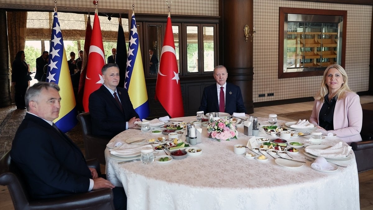 Cumhurbaşkanı Erdoğan, Bosna Hersek Devlet Başkanlığı Konseyi üyeleriyle görüştü