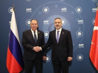 Fidan ve Lavrov Antalya’da bir araya geldi