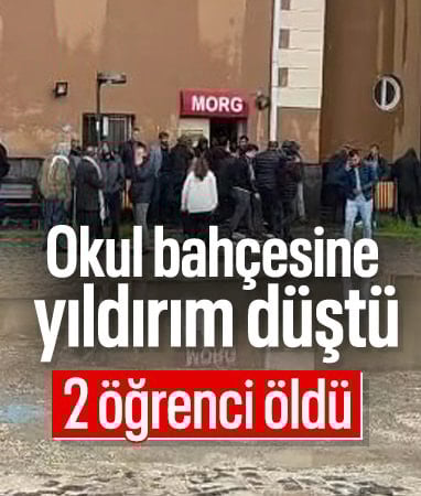 Diyarbakır'da okul bahçesine yıldırım düştü: 2 çocuk hayatını kaybetti