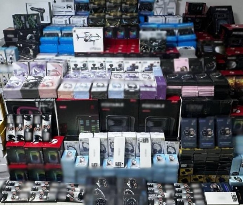 Gaziantep’te 3 milyon liralık elektronik ürün ele geçirildi