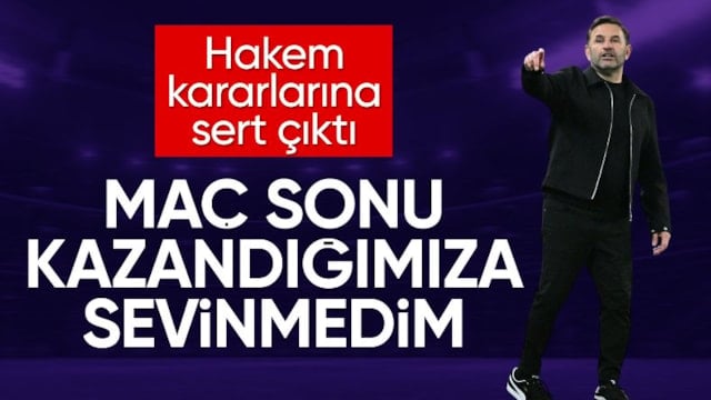 Okan Buruk: Kazandığımıza sevinmedim