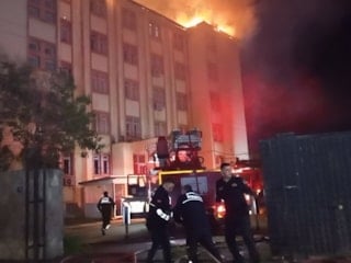 Aydın’da Fen Lisesi pansiyonunda yangın: 46 öğrenci tahliye edildi