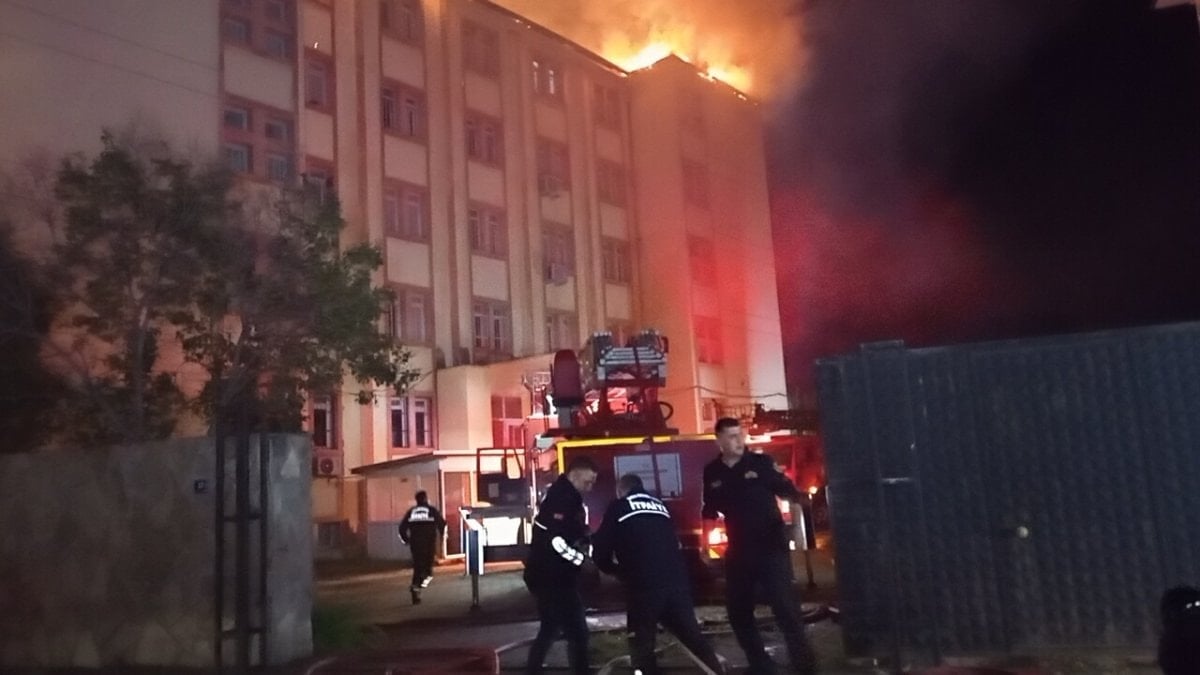 Aydın’da Fen Lisesi pansiyonunda yangın: 46 öğrenci tahliye edildi