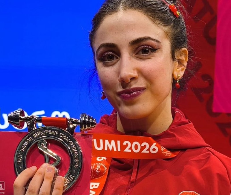 Gamze Altun, Avrupa şampiyonasında gümüş madalya elde etti