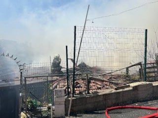 Sarıyer’de gecekondu yangını