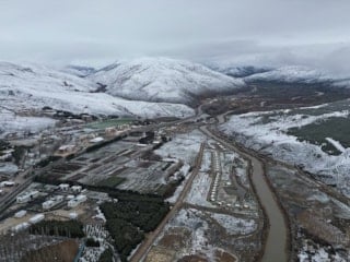 Bayburt’ta Nisan sürprizi: Kar yeniden yağdı