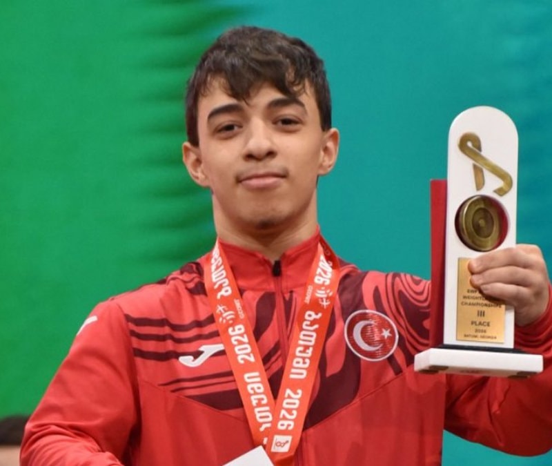 Yiğit Erdoğan, Avrupa Şampiyonası'nda bronz madalya kazandı